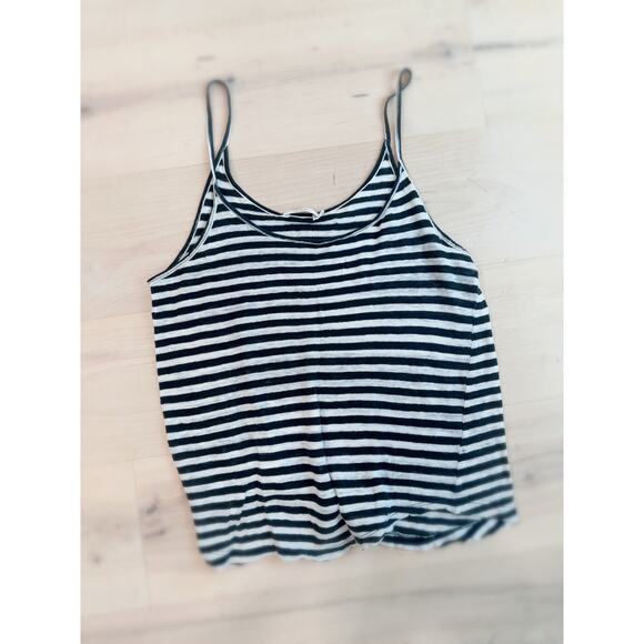 A.L.C. Line Tank Tops Size XS Black and White Retro Minimalist - Picture 6 of 7